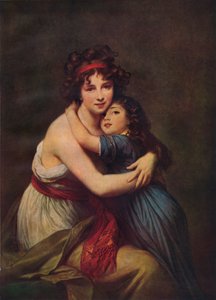 Madame Vigee Lebrun und ihre Tochter, Jeanne Lucie Louise, 1789, 1938 von Elisabeth Louise Vigee Lebrun