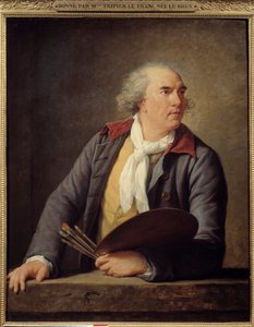 Porträt des Malers Hubert Robert (1733-1808)