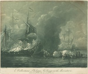 Schifffahrtsszene aus der Sammlung von Philip Hollingworth