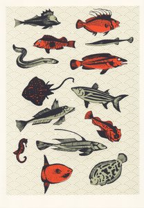 Oranger japanischer Fisch, 2015 von Eliza Southwood