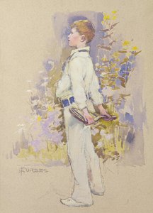 Alec in Weiß von Elizabeth Adela Stanhope Forbes