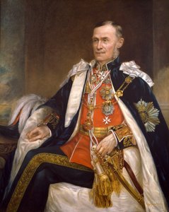 Generalmajor Sir Owen Tudor Burne GCIE, KSI (1837-1909) von Elizabeth Anne Leslie Melville