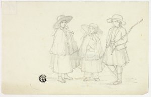 Drei kleine Mädchen von Elizabeth Murray