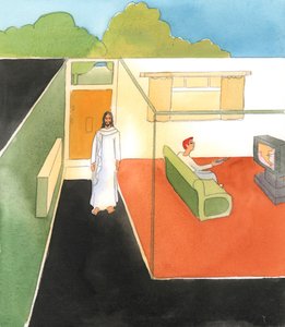 Eine Person, die Jesus Christus in der Heiligen Kommunion empfängt, aber dann kaum mit Ihm im Gebet spricht, ist wie ein Mann, der einen Besucher willkommen heißt und ihn dann im Flur stehen lässt, während er selbst fernsehen geht