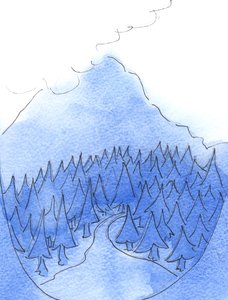 Auf dem Weg zum Himmel: Es ist besser, wenn wir unsere Augen auf den hellen Gipfel des Heiligen Berges richten als auf den düsteren Weg darunter