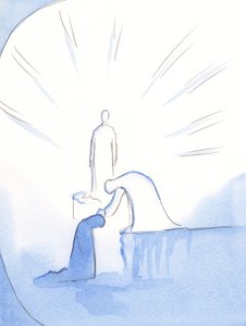 Als ob sie sich von einem Sockel beugte, streckte Unsere Liebe Frau die Hand aus und streichelte meinen Kopf. Sie erfreut sich an denen, die freudig von ihr zu anderen sprechen von Elizabeth Wang