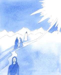 Wie mein Herz jetzt schmerzt, sagte mir Christus, so schmerzte sein Herz, als er in seinem irdischen Leben sah, wie Menschen seine weisen Worte ignorierten und sich weigerten, den Weg zum Himmel zu folgen