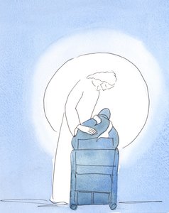 In der Osternacht lehnte sich Christus über meinen Stuhl und zeigte seine Freude