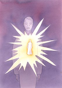 Durch den Heiligen Geist ist Christus in der Seele des getauften Menschen gegenwärtig, strahlt seine Liebe und Weisheit aus und erleuchtet die Seele mit göttlicher Freude und Güte