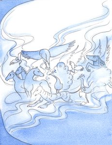 Christus gab mir ein Fest der Freude, wie ein Geschenk an ein Kind, um die Erinnerung an ein vergangenes Fest des Leidens und der Trauer auszugleichen, 2003 von Elizabeth Wang