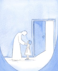 Christus, wie ein älterer Bruder oder Freund, freut sich über unsere Bemühungen, uns auf die Feier der Messe vorzubereiten.