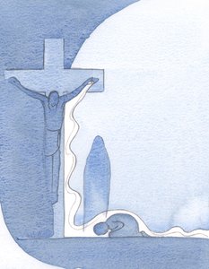 Er zeigte mir das Kreuz, aufrecht, seine Mutter darunter, und sein Blut in einem gewaltigen Ausgießen, das über mich floss von Elizabeth Wang