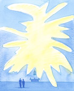 Wenn wir die Herrlichkeit von Christi Liebe und Christi Herrlichkeit in seiner Gegenwart unter uns erkennen, werden wir ermutigt, ehrfürchtig in der Kirche zu handeln und zu sehen, dass wir alle Sünder vor ihm sind