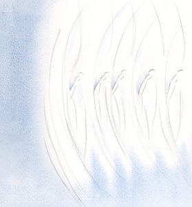 Am Abend sah ich, dass die heilige Schar der Engel einmütig das Kreuzzeichen machte von Elizabeth Wang