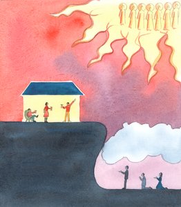 Es ist ein Grund zur Traurigkeit, dass viele Menschen nie für die Heiligen Seelen im Fegefeuer beten - unter denen sich auch ihre eigenen Freunde und Verwandten befinden könnten, 2003 von Elizabeth Wang