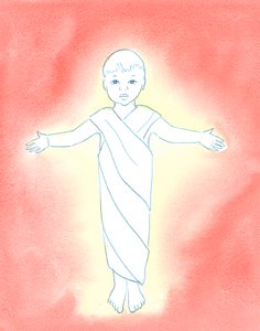 Jesus Christus ist wahrer Gott, der unsere menschliche Natur angenommen hat, mit der Demut und Güte, als bloßes Kind unter uns zu kommen, 2003
