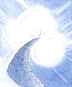 Jesus, im Herzen der Gottheit, wird durch unsere Verehrung und unser Lob des Vaters in der Kraft des Geistes glücklich gemacht. Er erwartet uns. von Elizabeth Wang