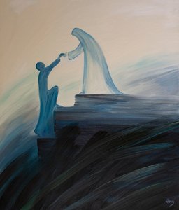 Die selige Jungfrau Maria, unsere Mutter, betet unaufhörlich für uns und hilft denen, die wir ihrer Obhut anvertrauen, einschließlich der heiligen Seelen. von Elizabeth Wang