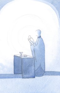 Das Licht Christi leuchtete bei der Wandlung von Elizabeth Wang