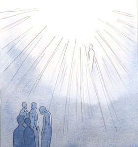 Diejenigen, die sich weigern, ernsthafte Sünden zu bereuen und sterben, können nicht in den Himmel eintreten; aber die heiligen Seelen, die offen für Christi Barmherzigkeit sind, betreten den Himmel, sobald sie gereinigt sind von Elizabeth Wang