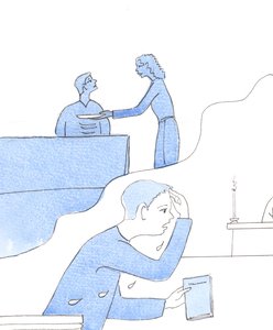 Einen Teller mit Essen vor einer anderen Person hinzuschlagen, bedeutet, diese Person mit wenig Anmut oder Nächstenliebe zu speisen, 2005