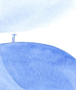 Wir, die mit Christus (bei der Heiligen Messe) beten, bringen das Opfer dar, das er auf Golgatha dargebracht hat, das Opfer darbringend, für alle flehend von Elizabeth Wang
