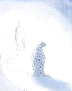 Wenn eine Seele ihre persönlichen Ambitionen aus Liebe zu Christus aufgibt, gibt Christus ihr das Gewand, das sie tragen wird, wenn sie zum Vater geht. von Elizabeth Wang
