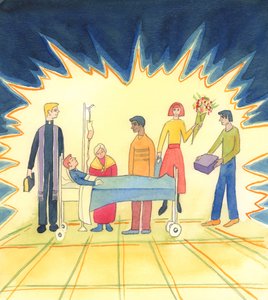 Wenn Menschen wahre Freundlichkeit und Mitgefühl gegenüber Kranken, Behinderten, Verletzten oder Sterbenden zeigen und sich liebevoll um sie kümmern, bis Gott die kranke Person aus dem irdischen Leben abruft, zeigen sie Respekt vor dem Leben von Elizabeth Wang