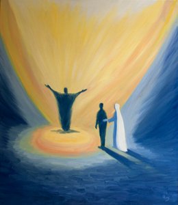 Wenn wir zu Maria beten, führt sie uns näher zu Christus, ihrem Sohn, damit wir uns seinem Gebet zum Vater anschließen können