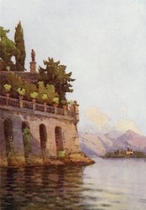 Eine Terrassenmauer, Lago Maggiore