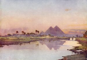 Der Nil und die Pyramiden von Ella Du Cane