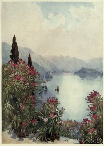 Villa Serbelloni, Lago di Como, Illustration aus 