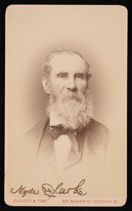 Porträt von Hyde Clarke 1815-1895, vor 1876