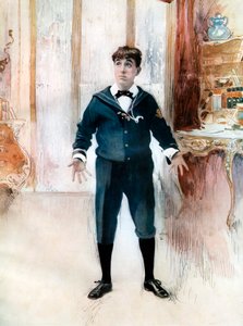 Weedon Grossmith in Der Neue Junge, ca. 1902