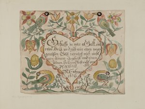 Illuminierter Psalm