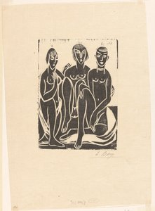 Drei Frauen von Else Berg (signed by artist)
