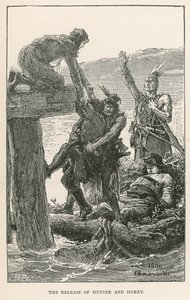 Die Befreiung von Hutter und Hurry (Gravur)