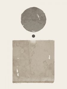 Kreis Quadrat Punkt Abstrakt