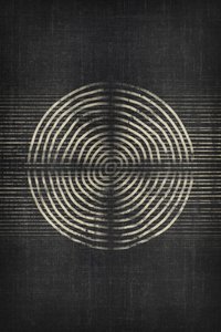 Texturierte geometrische Kreise von Ema Paraschiv