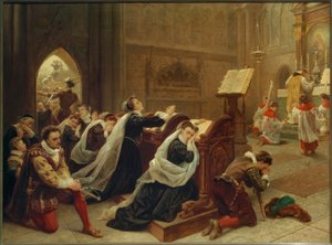 Maria Stuart…die erste Messe hörend