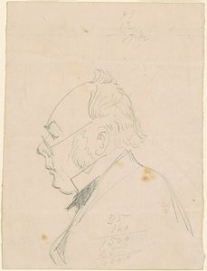 Profil eines Mannes