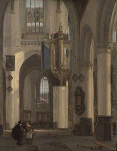Innenraum einer protestantischen gotischen Kirche, Amsterdam