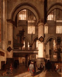 Innenraum der Oude Kerk, Amsterdam