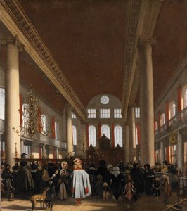 Innenansicht der Portugiesischen Synagoge in Amsterdam