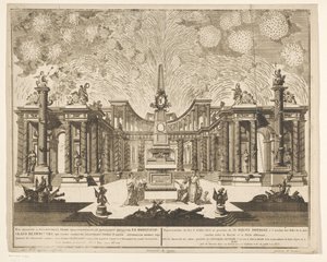 Feuerwerk in Moskau zur Feier des Endes des Russisch-Türkischen Krieges, 1775 (Akt III)
