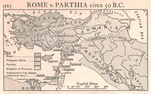 Rom gegen Parthien, ca. 50 v. Chr., ca. 1915