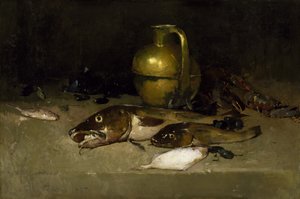 Stillleben mit Fisch