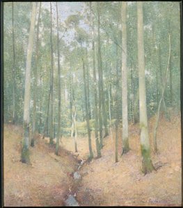 Holzinterieur von Emil Carlsen