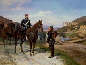 Begegnung mit Prinz Friedrich Karl von Preußen von Emil Hünten