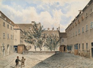 Das ehemalige Carmeliter-Nonnenkloster und spätere Polizei-Gefangenenhaus in der Sterngasse in Wien